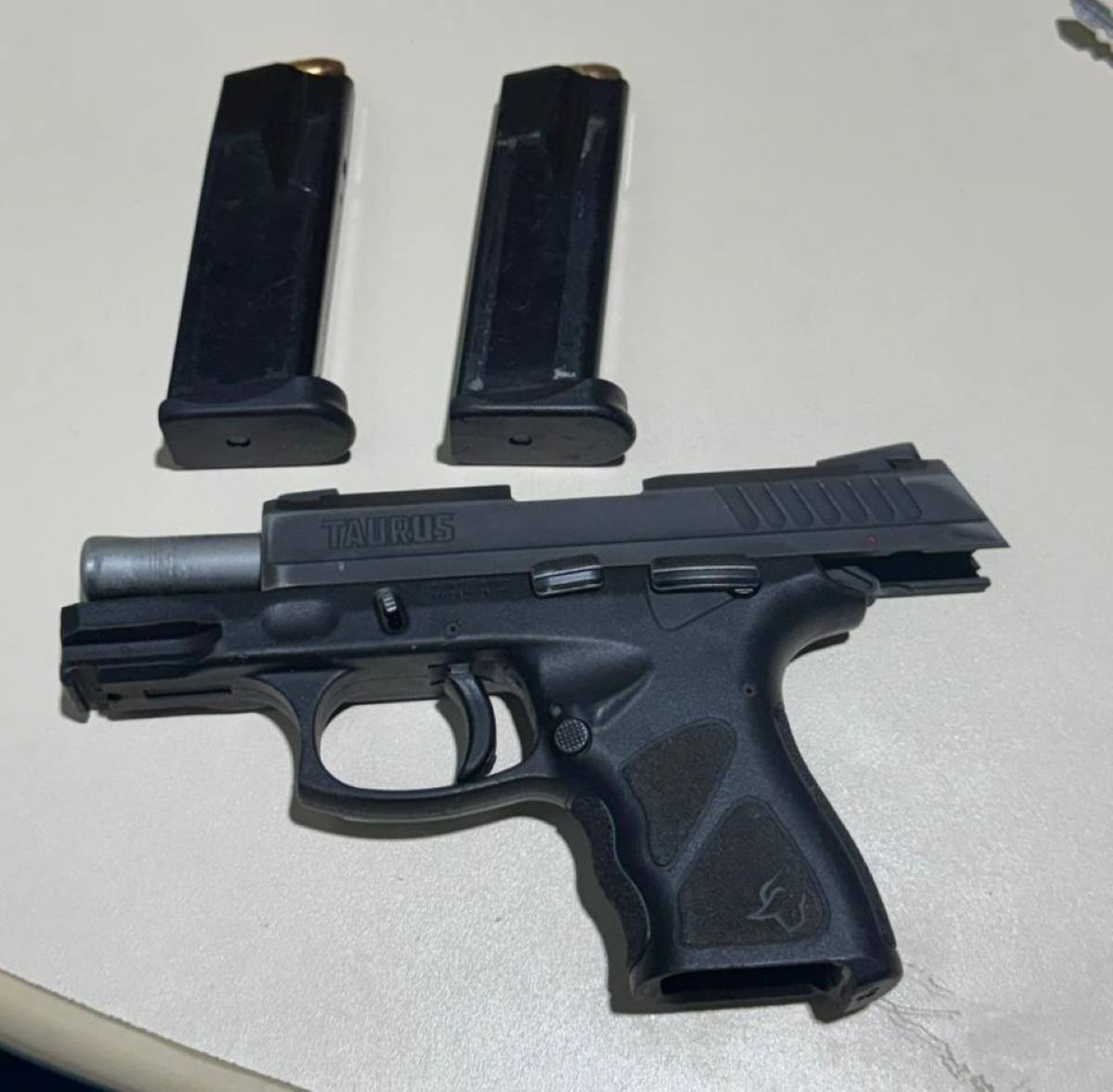 Polícia Militar apreende arma de fogo durante paredão em São Gonçalo dos Campos