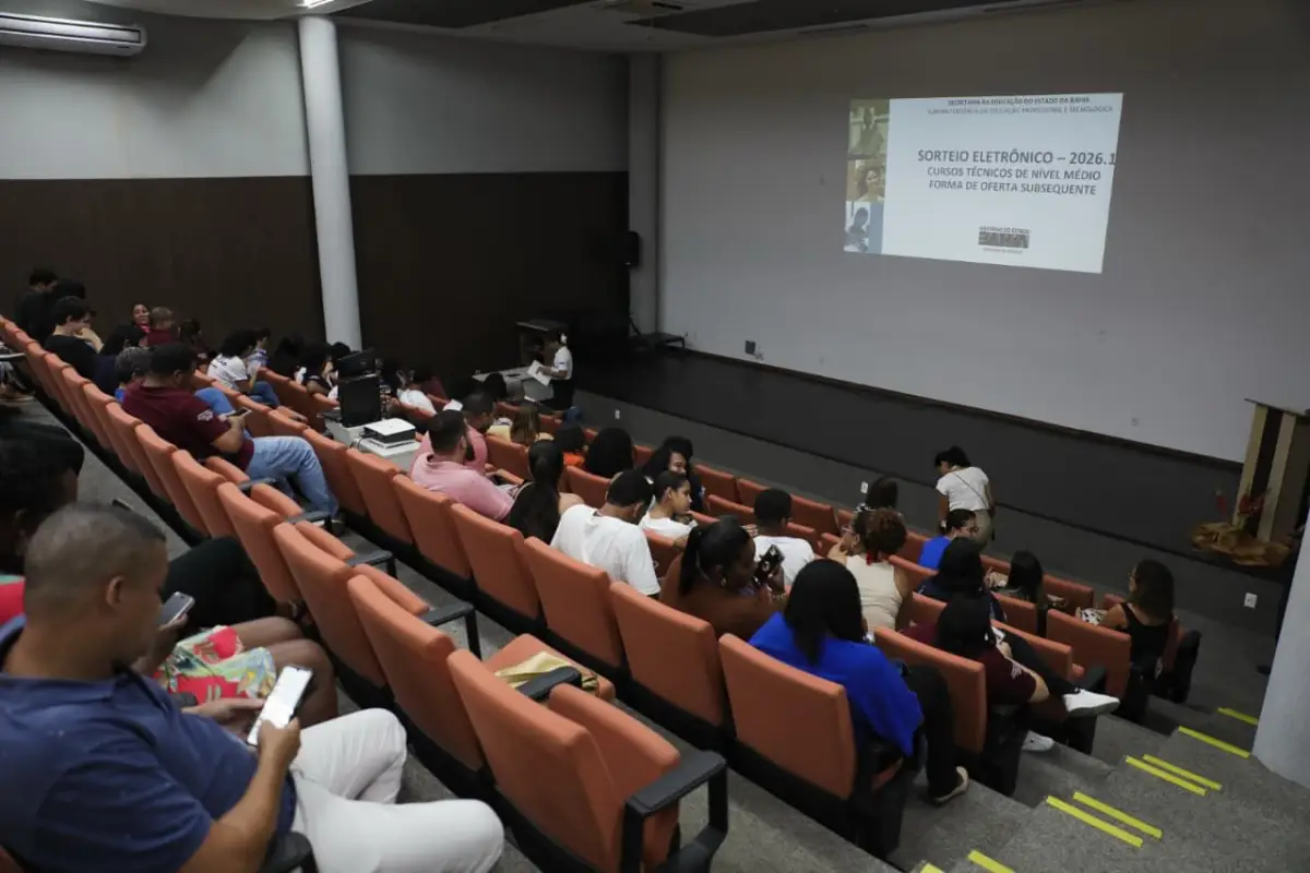 SEC divulga resultado de sorteio eletrônico para mais de 25 mil vagas de cursos técnicos