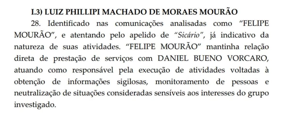 Decisão do STF sobre quem seria Mourão, o 'Sicário' 