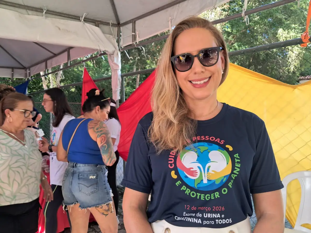 Ação social no Parque da Lagoa marca mobilização pelo Dia Mundial do Rim em Feira de Santana