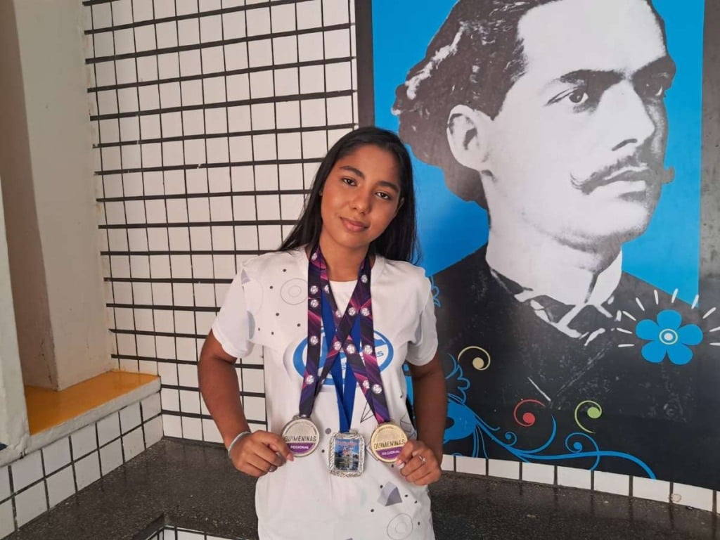 Moara Nascimento Menezes, medalhista na olimpíada