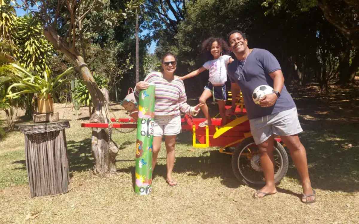Karen Lima, Catarina e Filipe Adão
