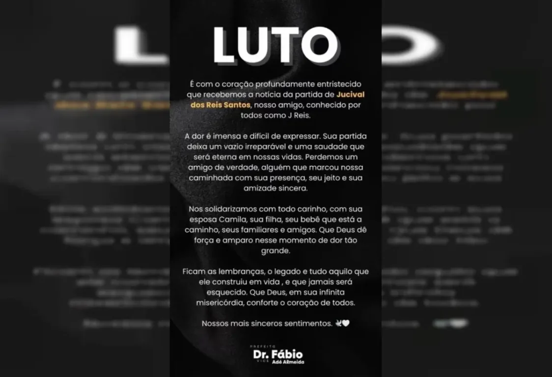 Assessor do prefeito de Jaguaripe morto - latrocínio