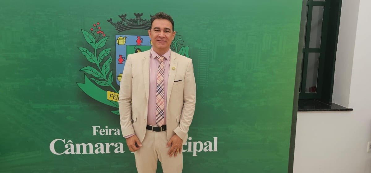 Presidente da Câmara de Feira de Santana, vereador Marcos Lima