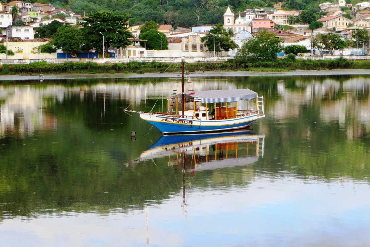 Rio Paraguaçu e São Félix. Vista de Cachoeira