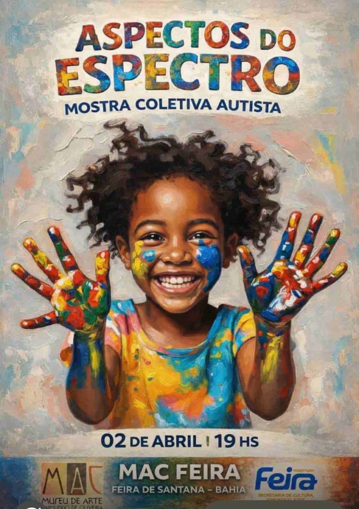 Exposição 'Aspectos do Espectro' celebra inclusão autista em Feira de Santana