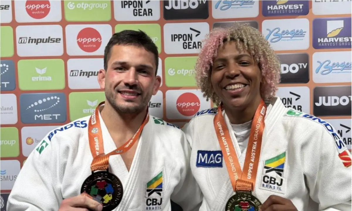 Rafaela Silva é ouro e Daniel Cargnin bronze no Grand Prix de judô da Áustria