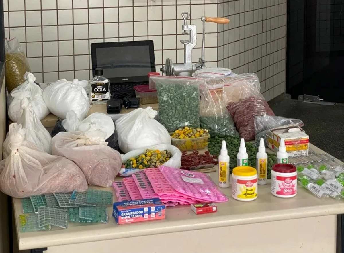 laboratório de drogas