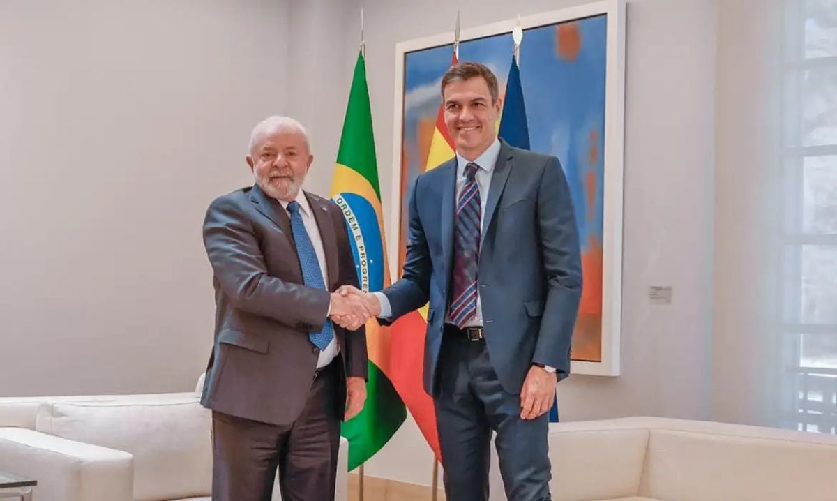 Lula e Pedro Sanchez
