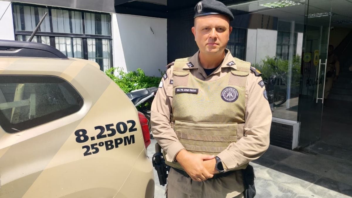 major Jorge Freitas, comandante da 65ª CIPM.