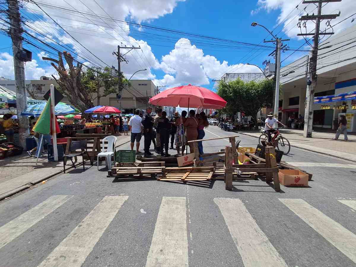 Manifestação de Ambulantes