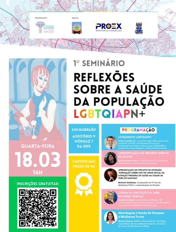 Uefs promove seminário sobre saúde da população LGBTQIAPN+