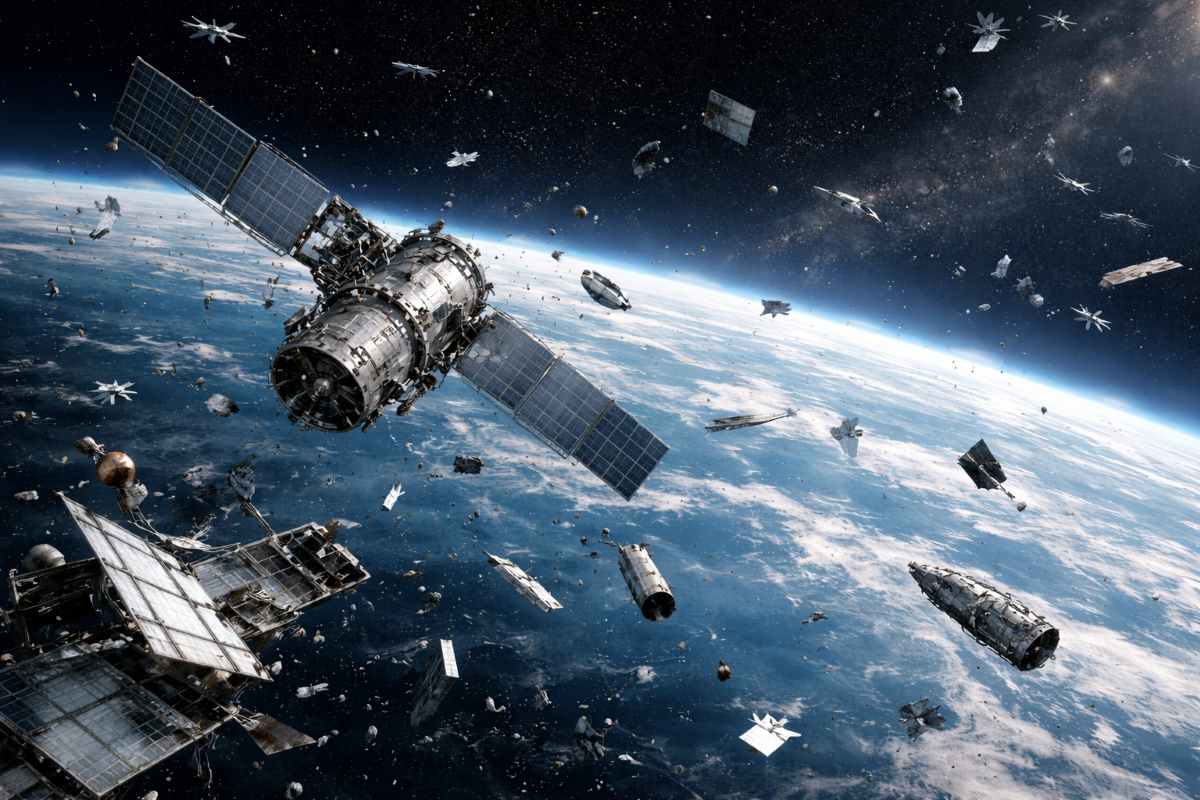 Detritos espaciais orbitais