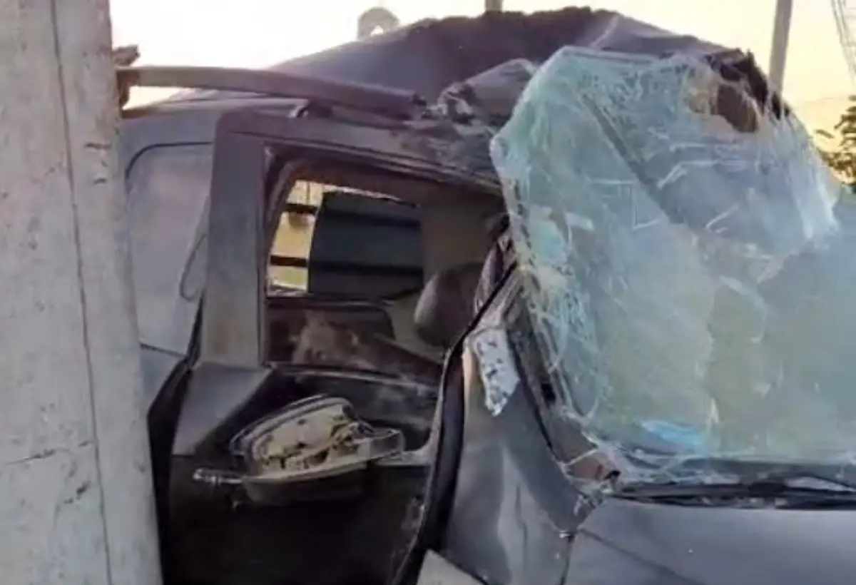 Motorista fica em estado grave após carro bater em poste na BA-120