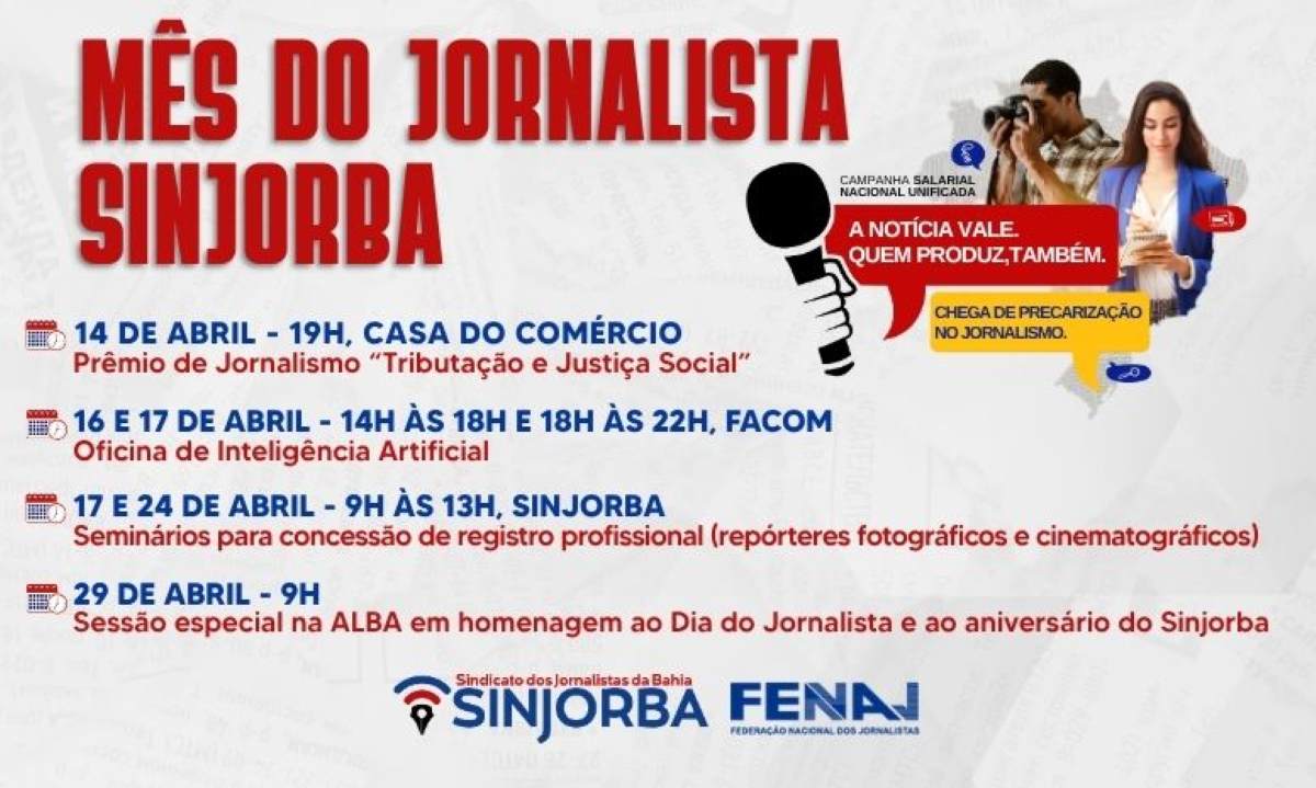 Mês do Jornalista Sinjorba
