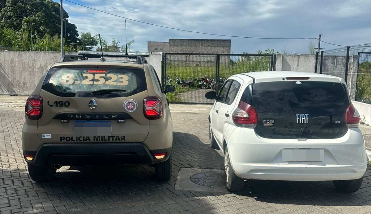 Veículo apreendido no bairro Mangabeira