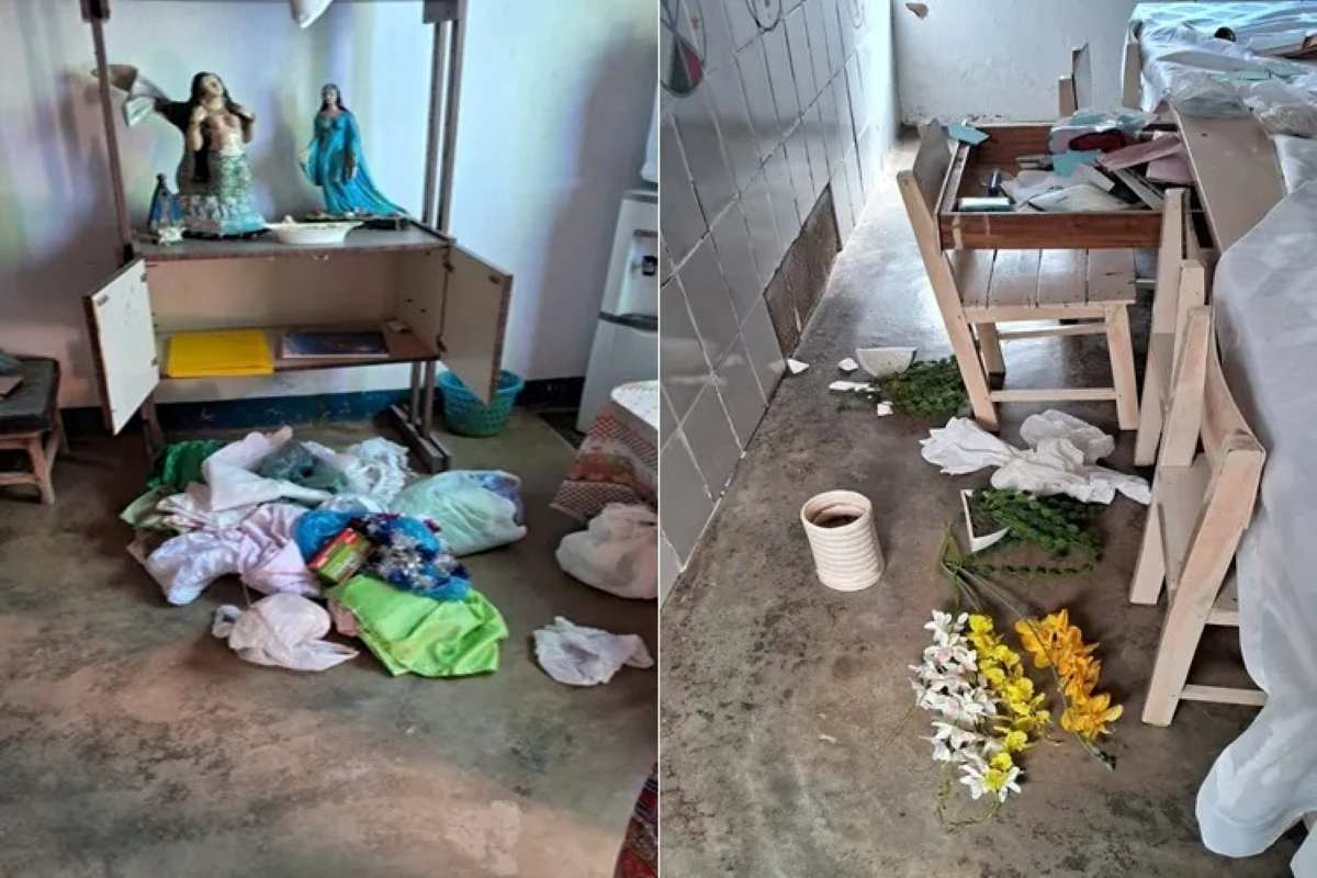 Centro de Umbanda em Guanambi é vandalizado com símbolos nazistas após série de invasões