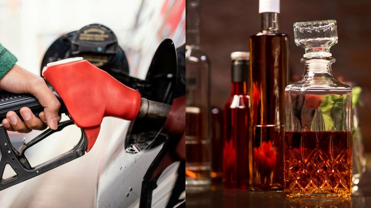 combustível e bebiba