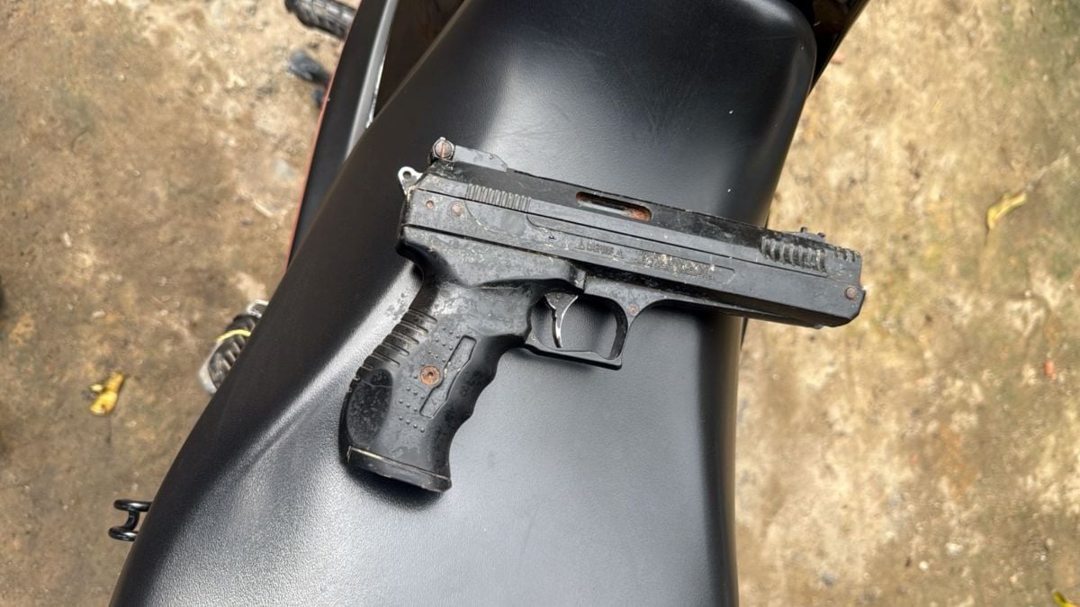 simulacro de arma de fogo