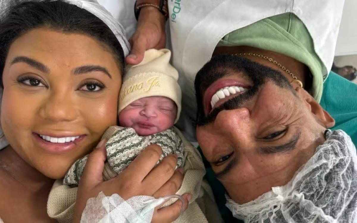 Nascimento do filho de Silvanno Salles