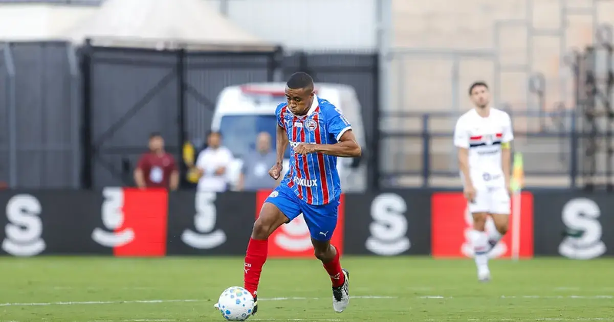 Bahia busca empate nos acréscimos e arranca ponto contra o São Paulo fora de casa