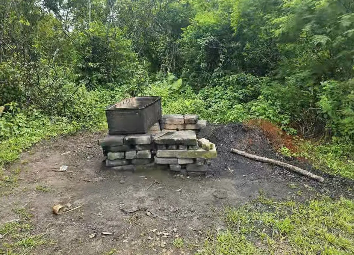 Fábrica clandestina de espadas é descoberta em área de mata no interior da Bahia