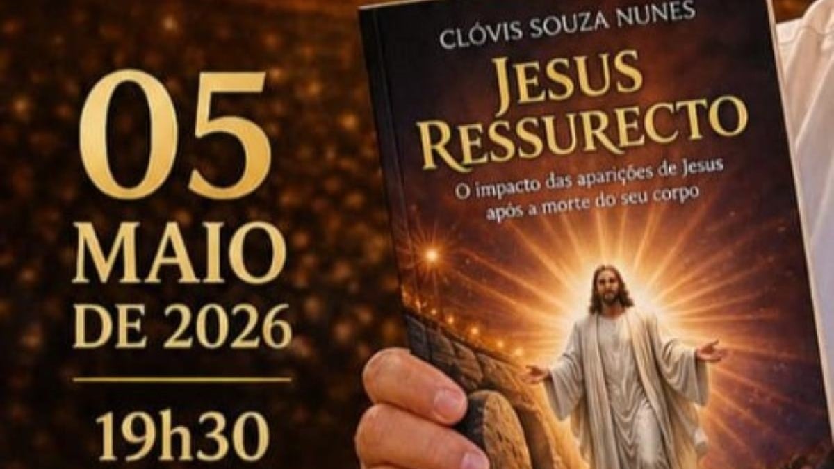 Lançamento do livro jesus ressurecto