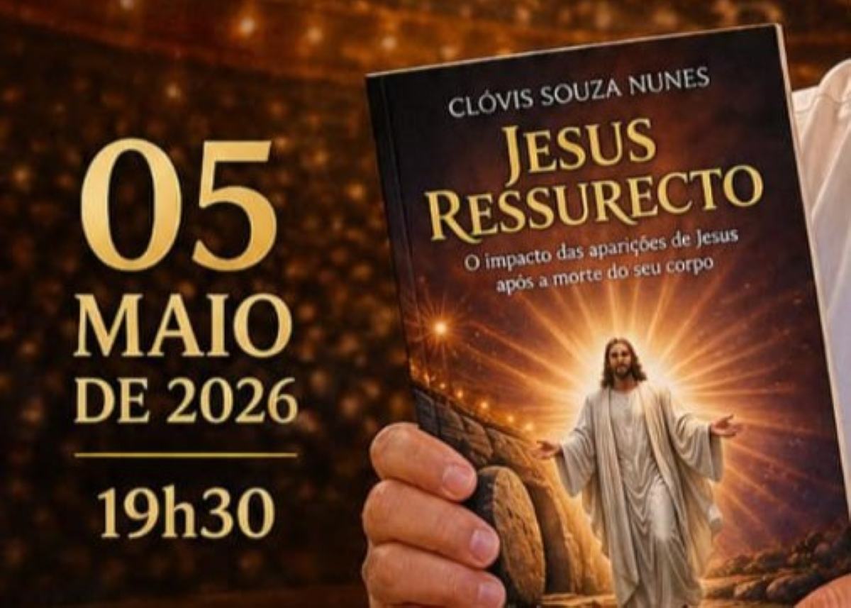 Lançamento do livro jesus ressurecto