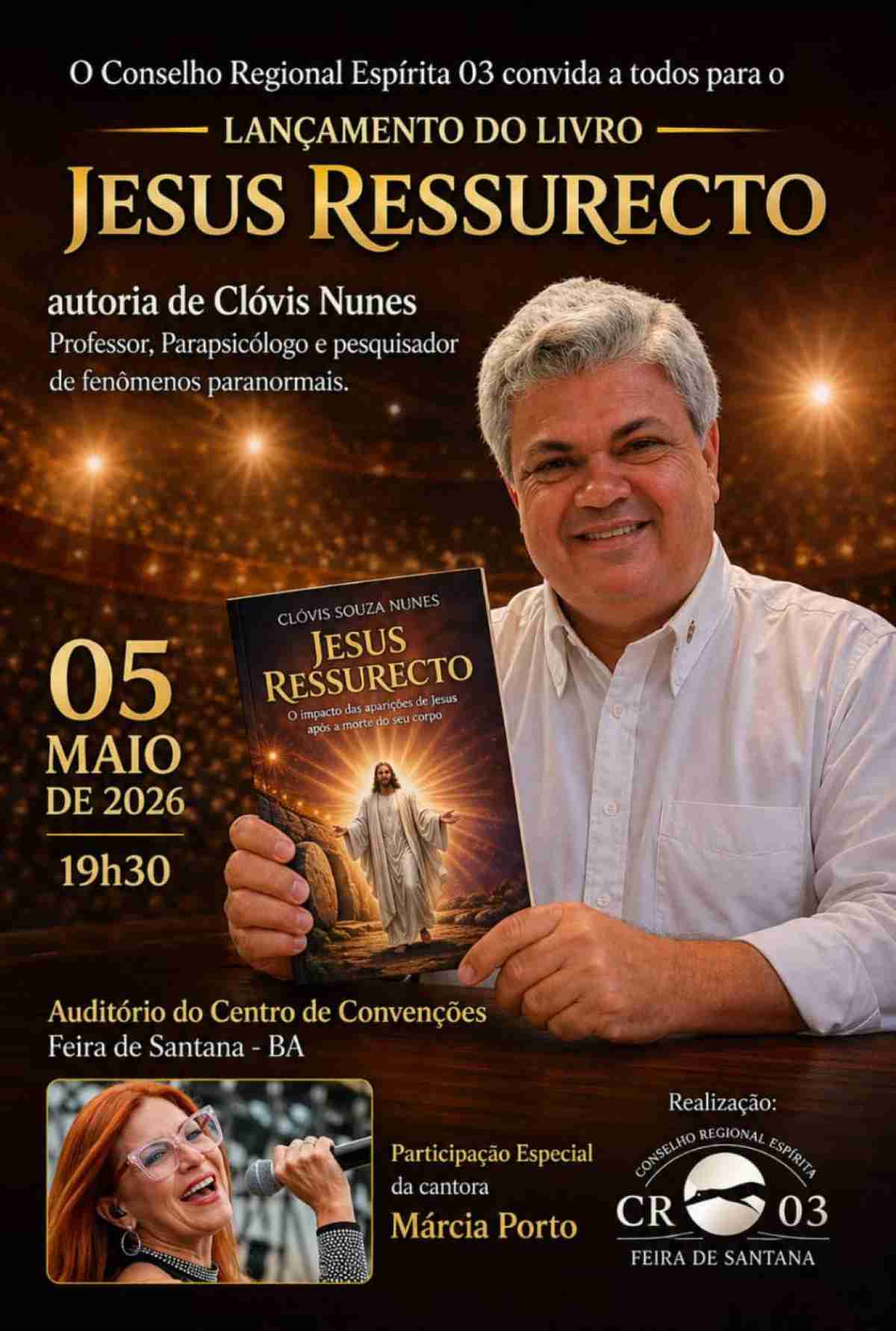 Lançamento do livro jesus ressurecto