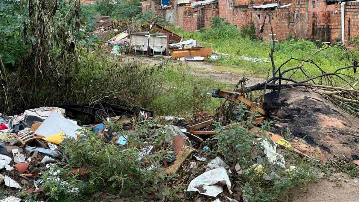 Rua tomada por lixo e queimadas revolta morador no Parque Ipê: “Há 25 anos é uma rua abandonada”