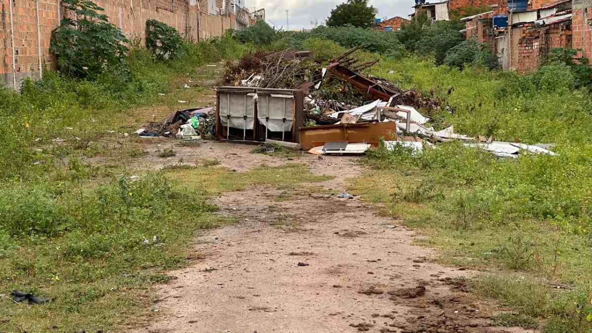 Rua tomada por lixo e queimadas revolta morador no Parque Ipê: “Há 25 anos é uma rua abandonada”