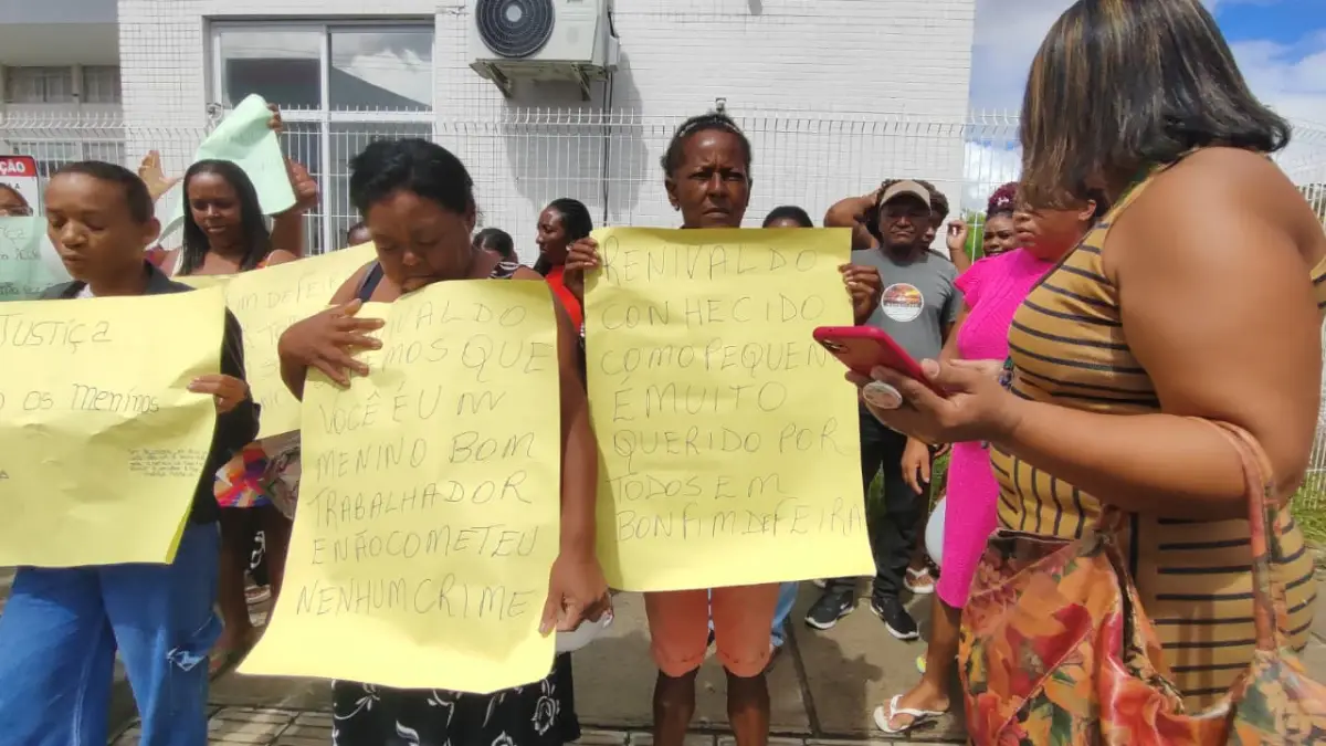 Manifestação: familiares prestam apoio a homem condenado a 15 anos por estupro de vulnerável