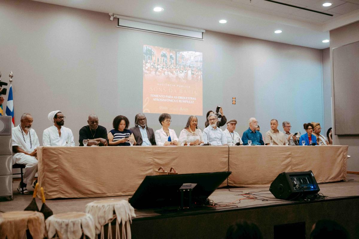 Afrosinfônica e Rumpilezz reforçam pedido por políticas de fomento em audiência na Alba