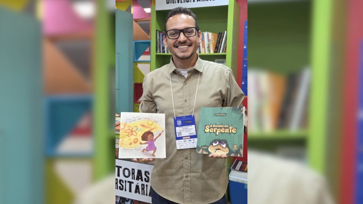 Obra infantil inspirada na filha de autor feirense será lançada na Uefs com temática sobre emoções