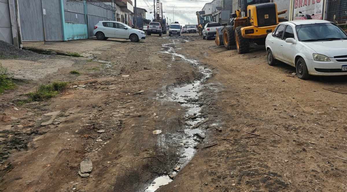 Rua Campo Mourão, no bairro Lagoa Grande