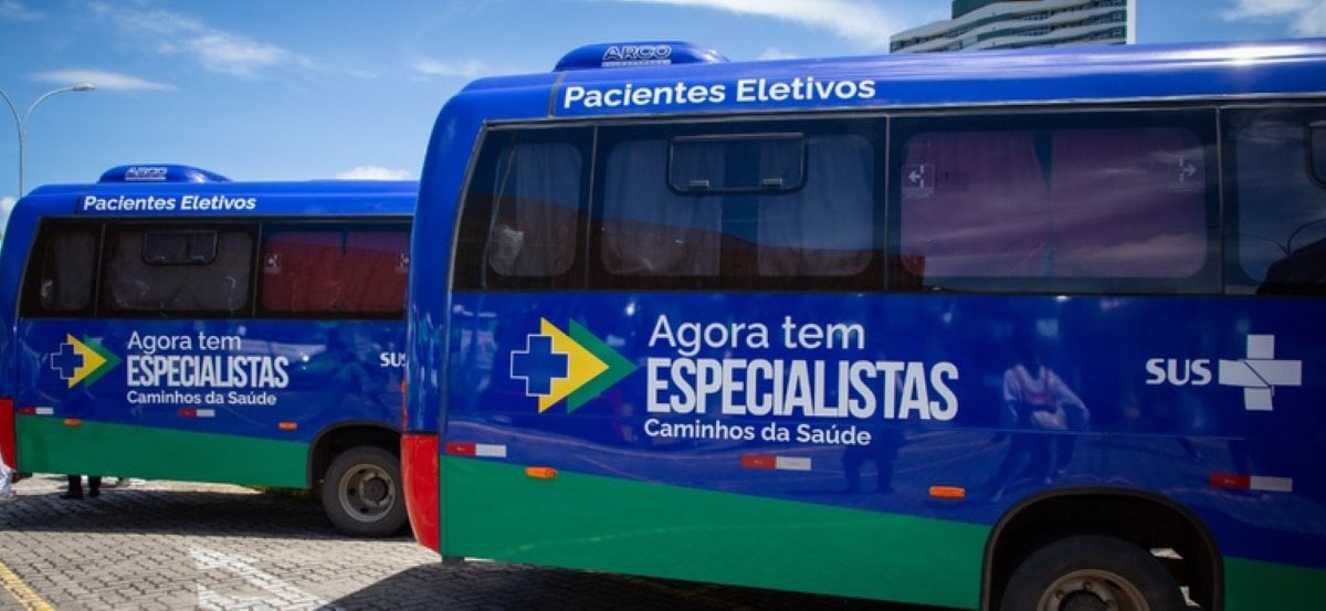 Veículos do Ministério da Saúde