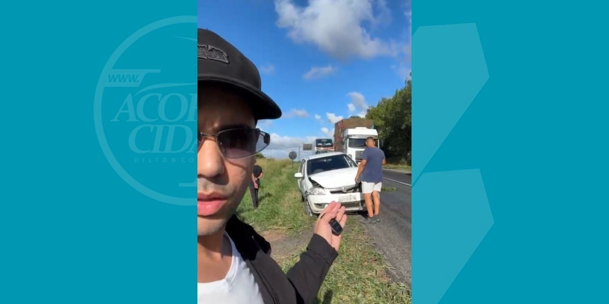 Banda Os Clones sofre acidente na BR-324 durante retorno para Feira de Santana