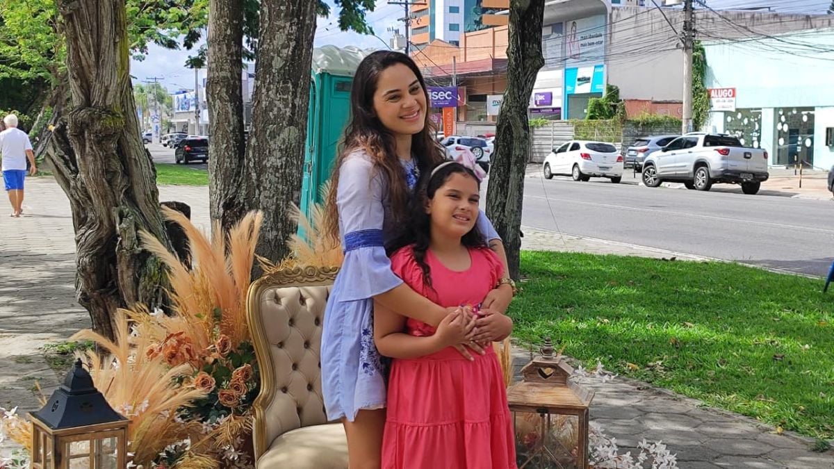 Maraíza Simões e a filha