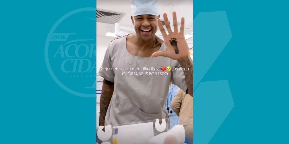 Nasce Levi, segundo filho de Lore Improta e Léo Santana