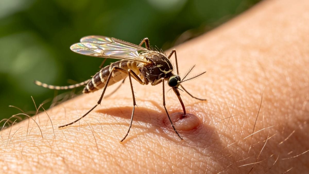 Ilustração do mosquito da dengue