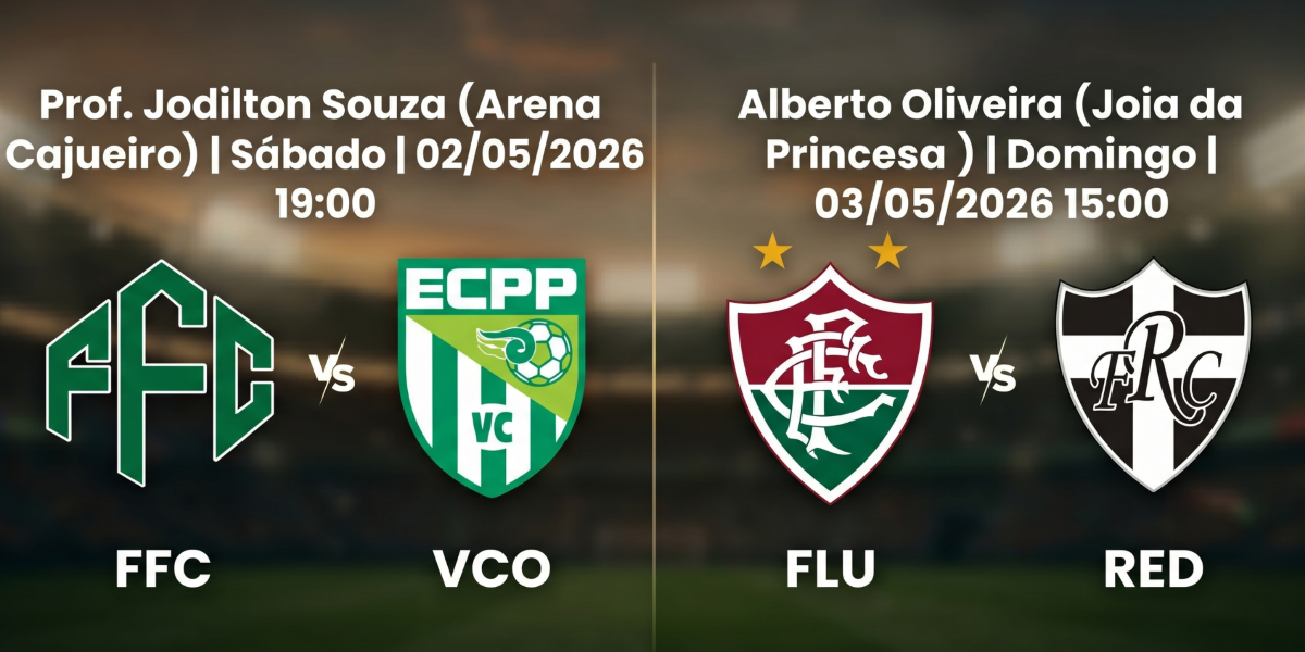 Confronto da 1ª rodada do Campeonato Baiano 2026 - Série B 