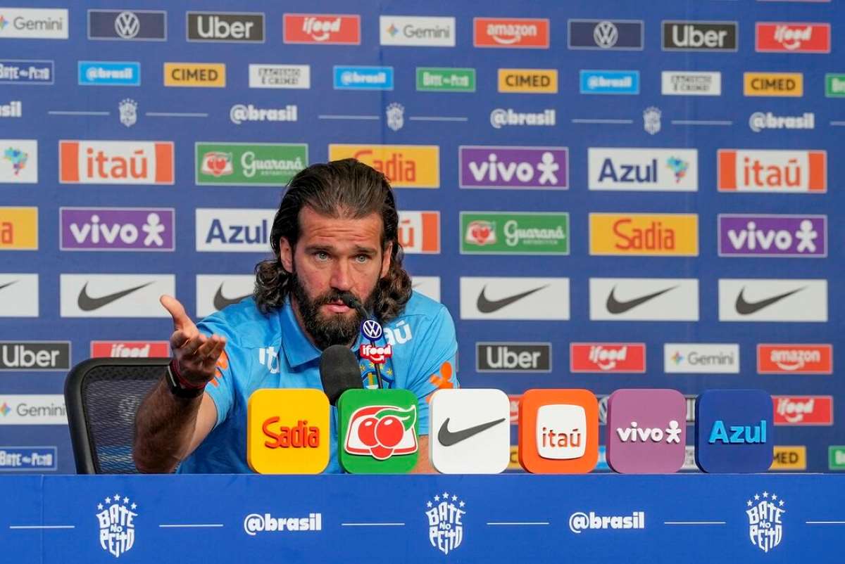Alisson, goleiro da Seleção Brasileira