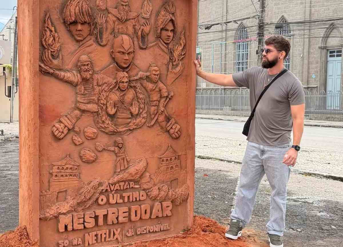 Artista traz obra inspirada na série Avatar à Feira de Santana