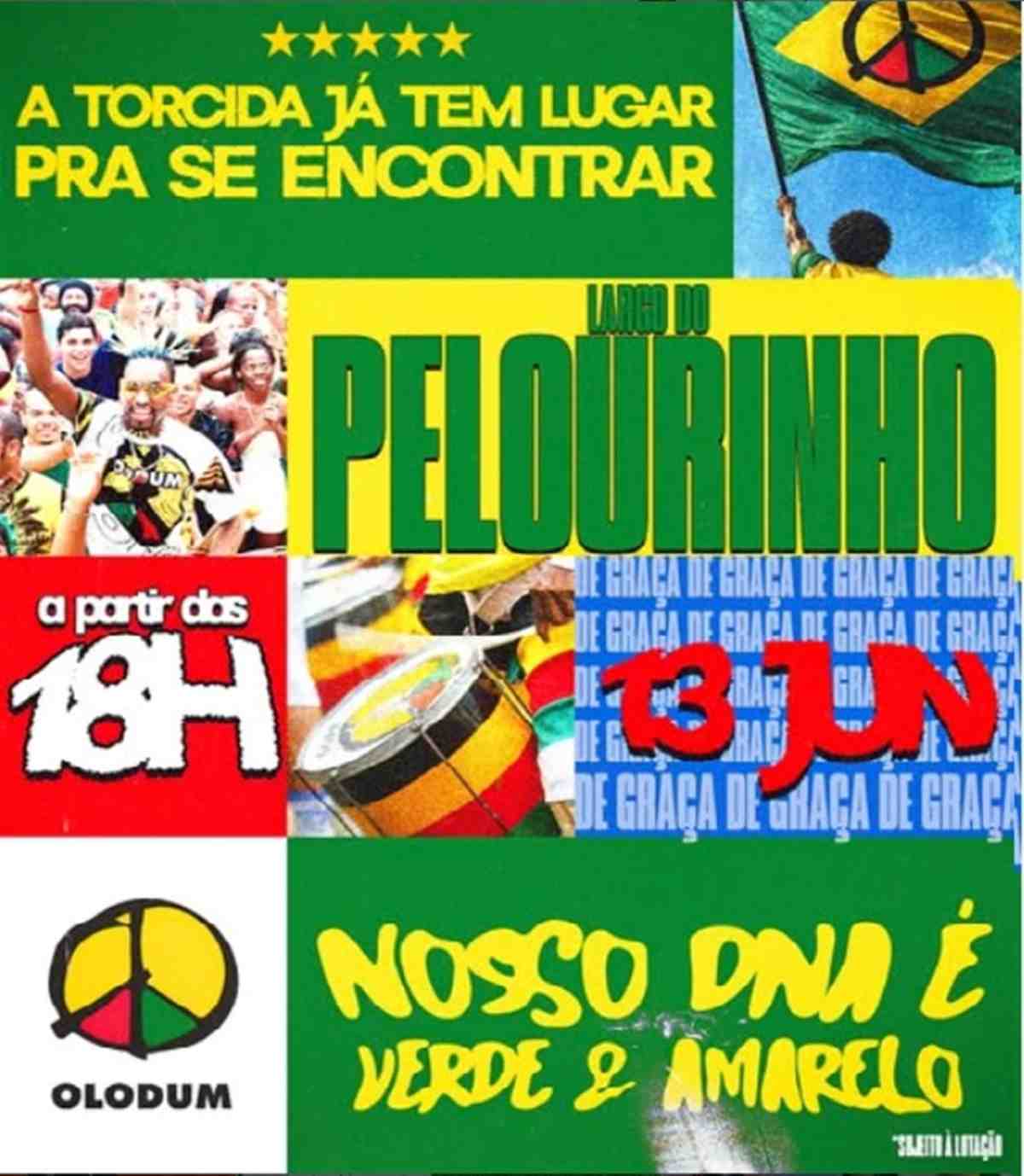 Card Torcida Brasil Olodum 2026