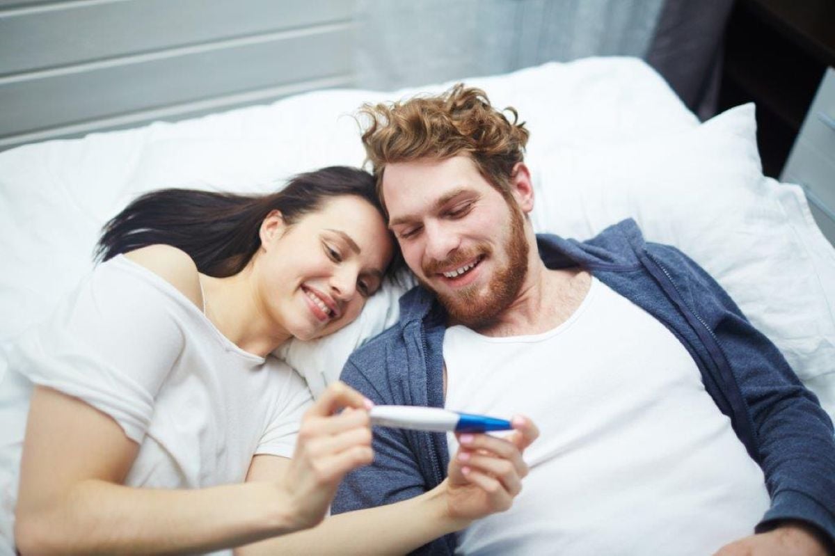 Casal - teste de gravidez