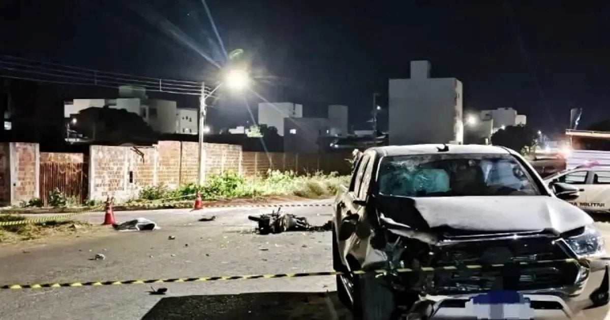 Colisão entre motocicleta e caminhonete deixa um morto em Guanambi; condutor foge sem prestar socorro