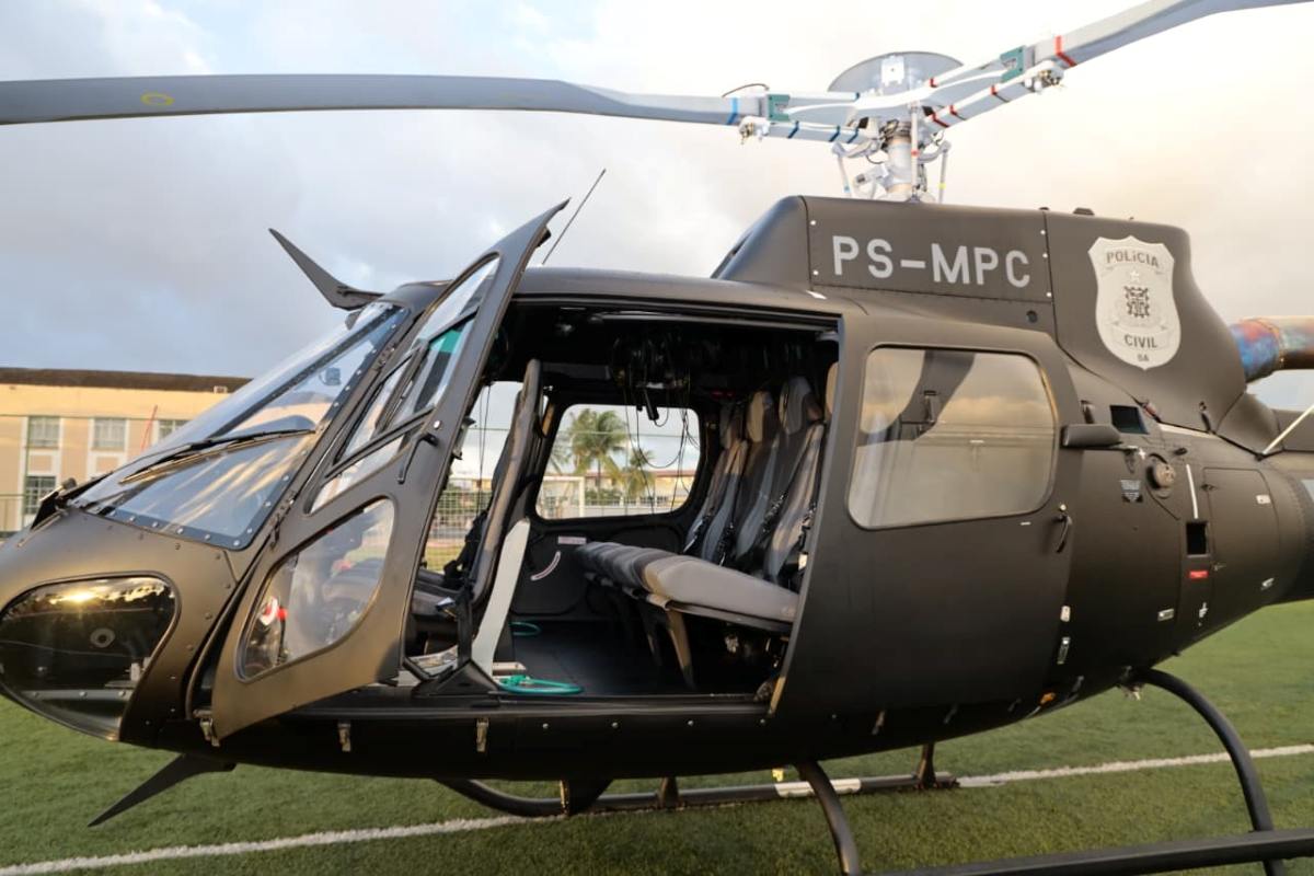 Helicóptero da Polícia Civil