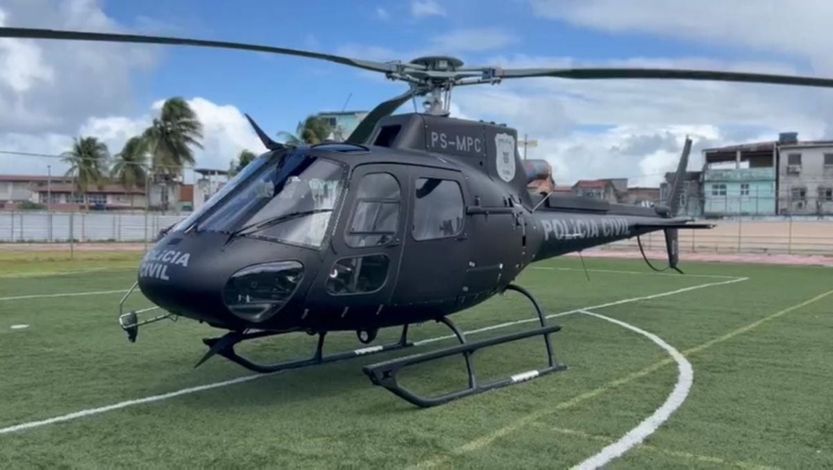 Helicóptero da Polícia Civil