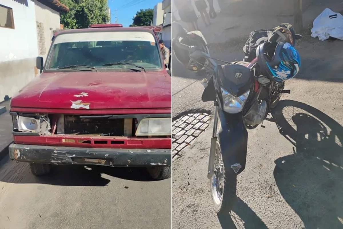 Homem morre após colisão entre moto e caminhonete em Guanambi