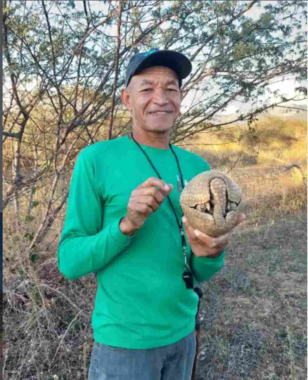 Lourisvaldo atua no projeto ECP Tatu-Bola, na Chapada Diamantina, na Bahia 